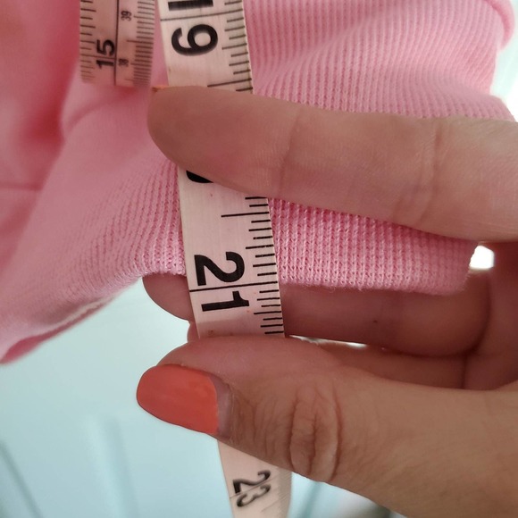 Vintage Pink sleeveless zipup shirt 80s 90s small womens - Picture 8 of 11